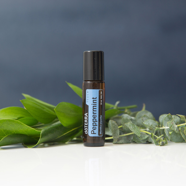 Роллер Мята перечная Touch dōTERRA и листья мяты