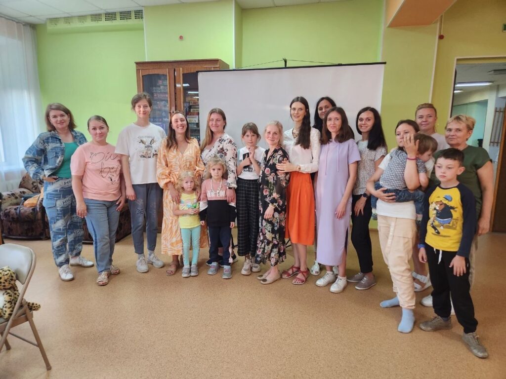 Встреча команды с детьми