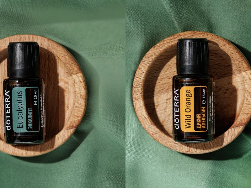 Смесь Эвкалипт и Дикий апельсин dōTERRA