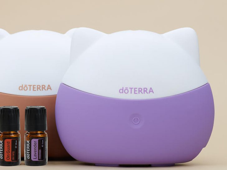 Диффузор-кошка dōTERRA и лаванда 5 мл
