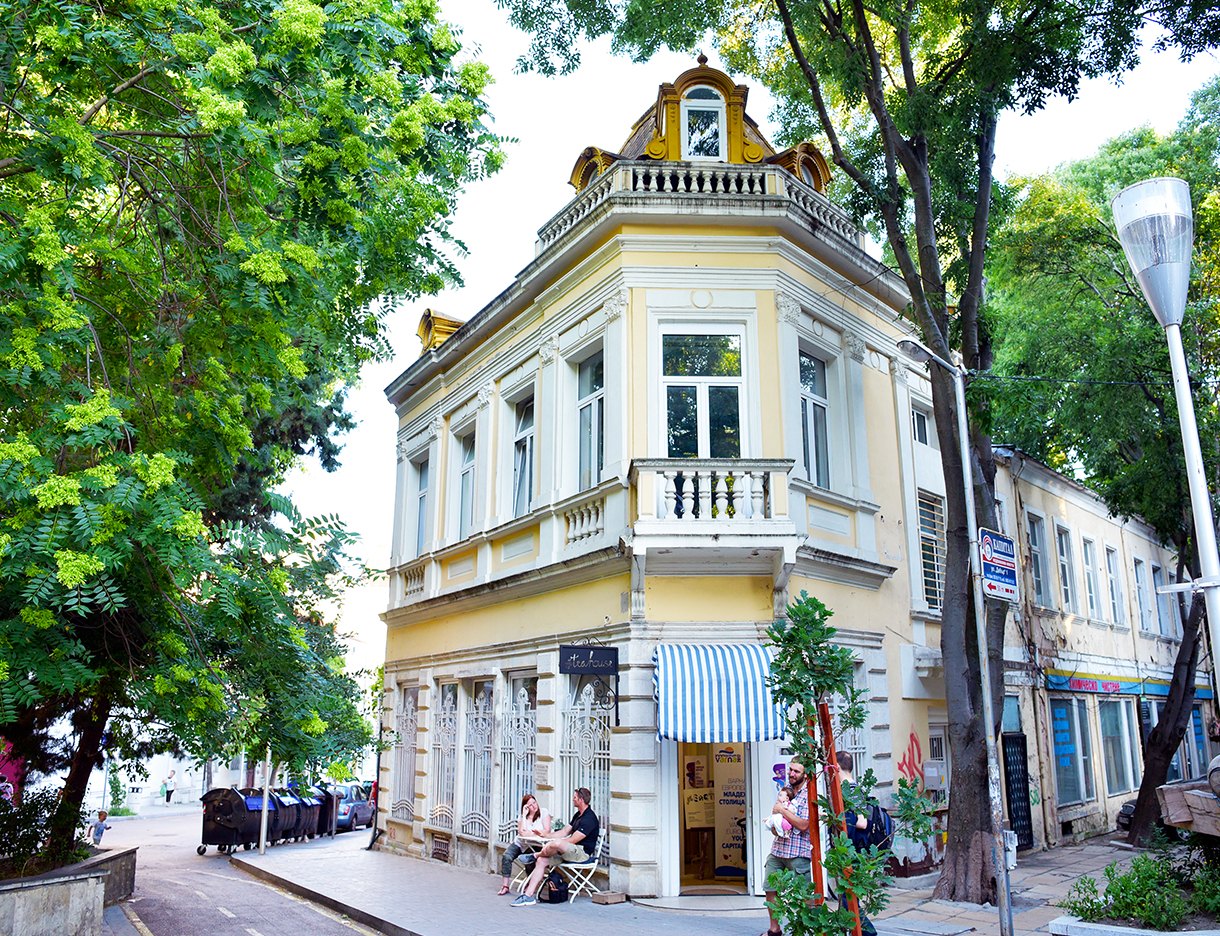 Старинное здание в Варне, где работает Социальная чайная