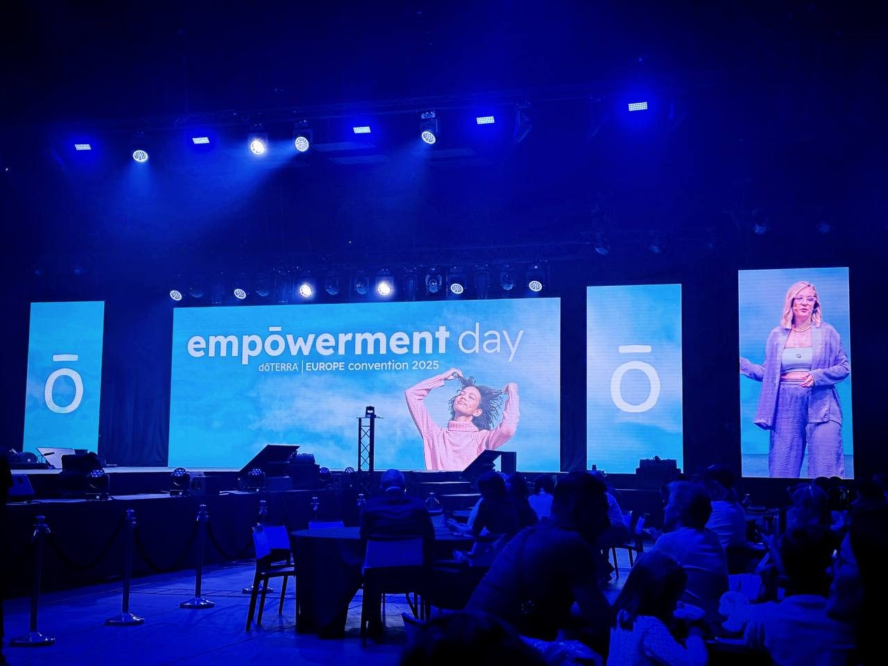 Сцена Empowerment Day на Европейской конвенции dōTERRA 2025